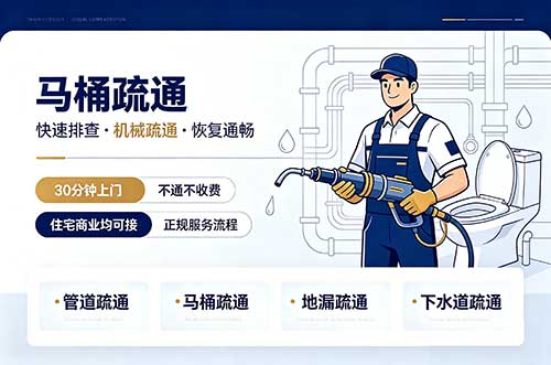 石狮马桶疏通