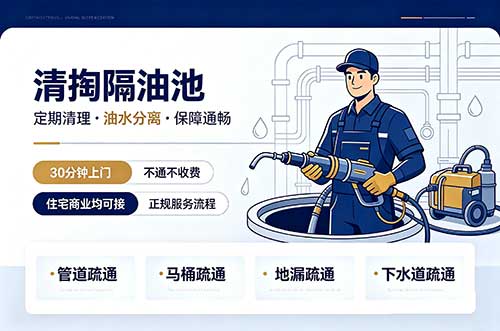 石狮清掏隔油池
